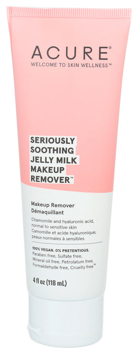 Acure  Seriously Soothing Jelly Milk Makeup Remover  1 Each  4 Oz