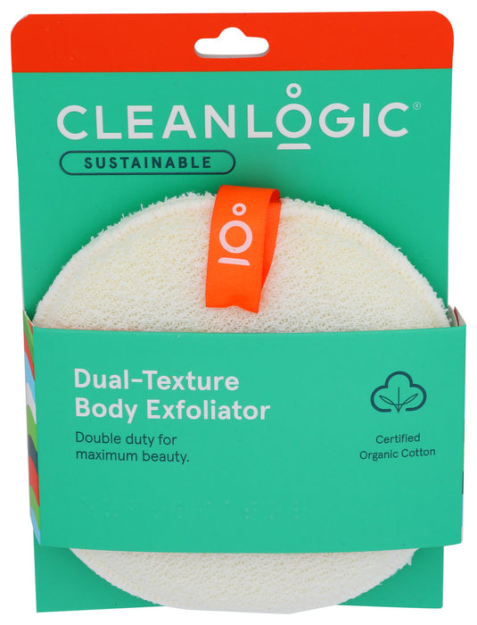 Cleanlogic  Dual Texture Body Exfoliator  1 Each  1 Ct