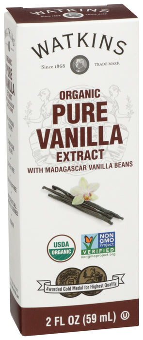 Watkins  Organic Pure Vanilla Extract  1 Each  2 Fl Oz