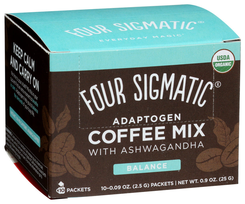 Four Sigmatic Organic Coffee Adaptogen Ashwagandha 1 Each 10 Ct