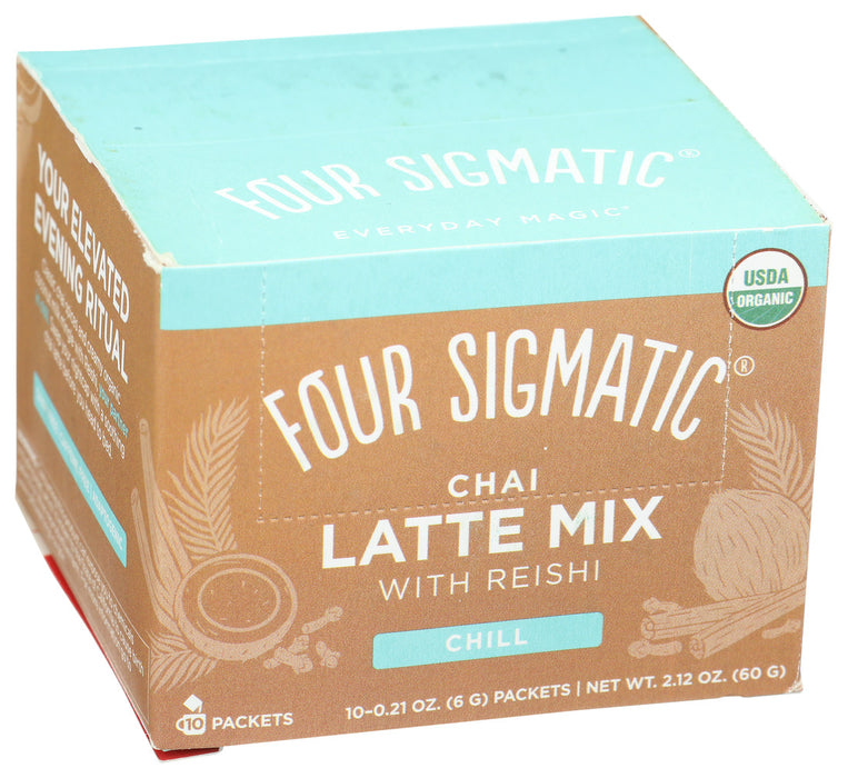 Four Sigmatic Organic Chai Latte Turkey Tail & Reishi 1 Each 10 Ct