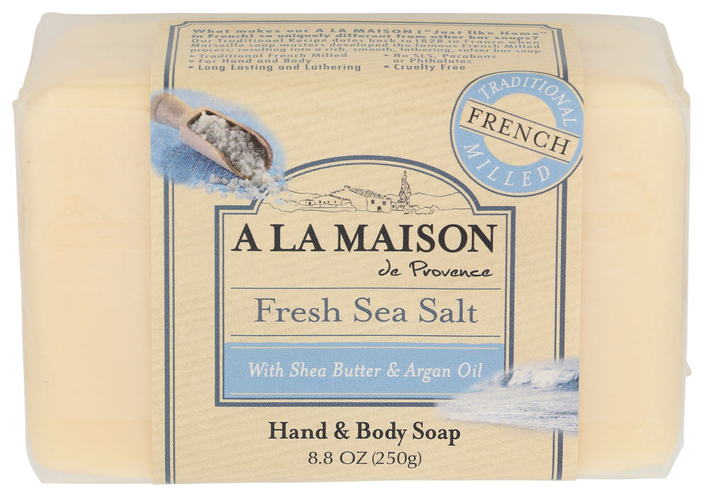 A La Maison  Bar Soap Fresh Sea Salt  1 Each  8.8 Oz