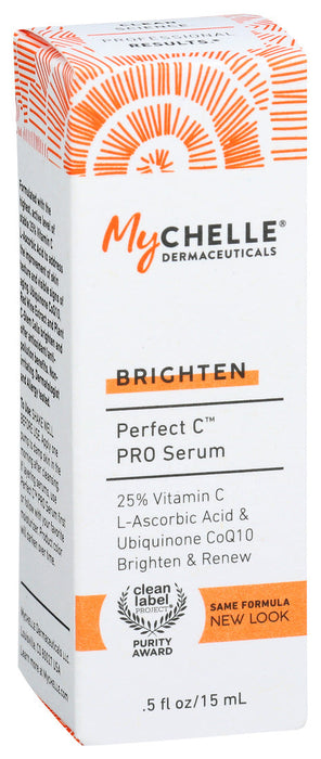 Mychelle  Brighten Perfect C Pro Serum 25% Vitamin C Box  1 Each  0.5 Fl Oz