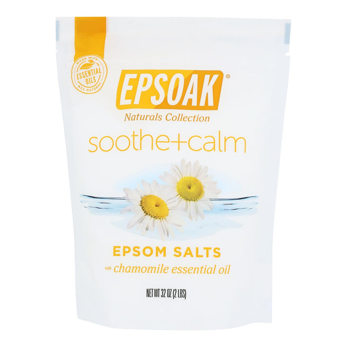 Epsoak  Epsom Salt Chamomile Essential Oil Soothe Calm  2 Lb