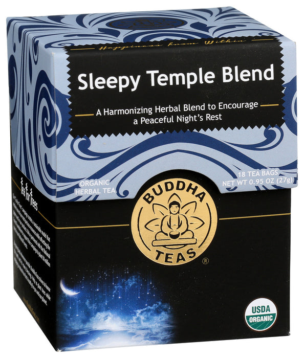 Buddha Teas  Organic Sleepy Temple Blend Tea  18 Bag