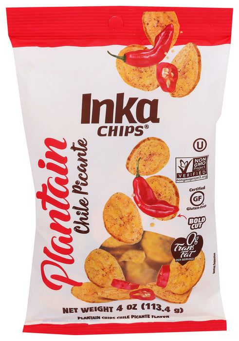 Inka Chips  Plantain Chips Chile Picante  4 Oz