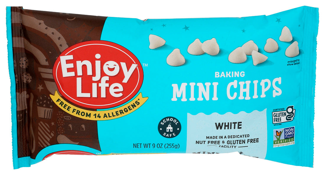 Enjoy Life  Mini Chips White Baking Chocolate   9 Oz