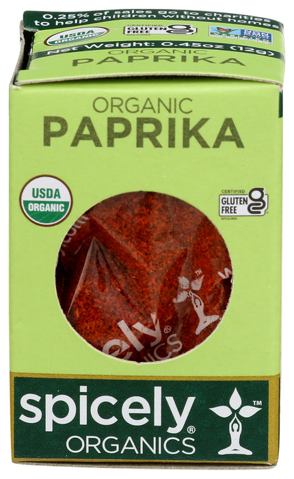 Spicely Organics  Organic Paprika  .45 Oz