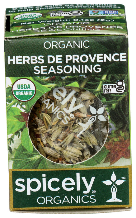 Spicely Organics  Organic Herbs De Provence Seasoning  .1 Oz