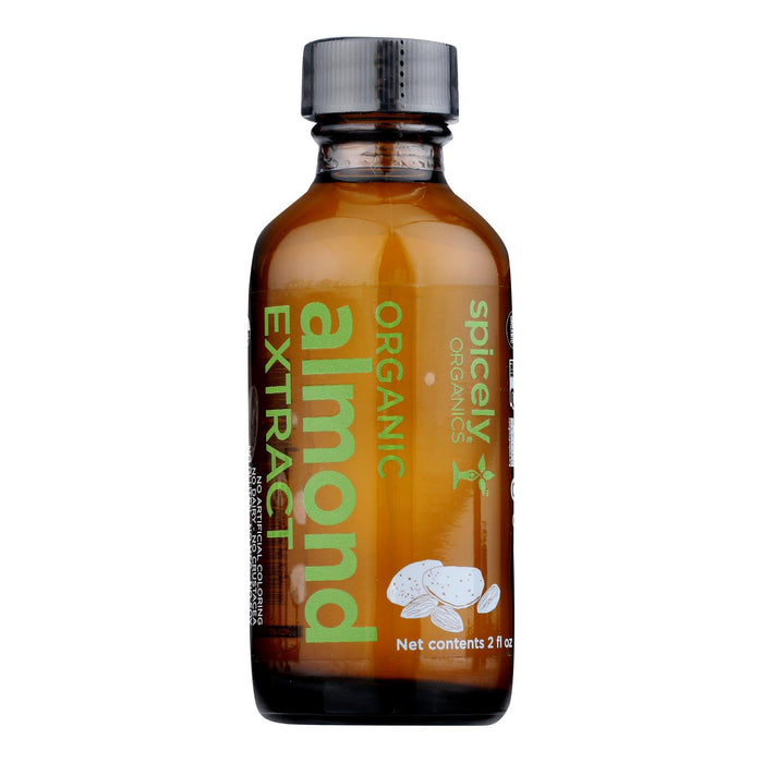 Spicely Organics  Organic Extract Almond  2 Oz