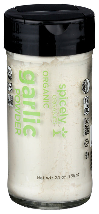 Spicely Organics  Organic Spicely Garlic Powder  2.1 Oz