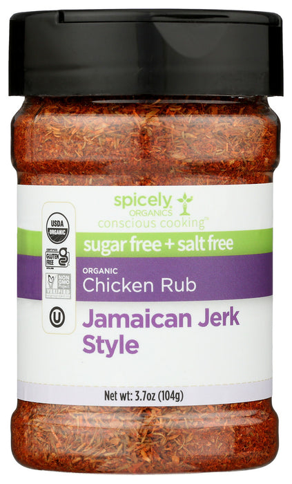 Spicely Organics  Organic Spicely Jerk Chicken Rub  3.7 Oz