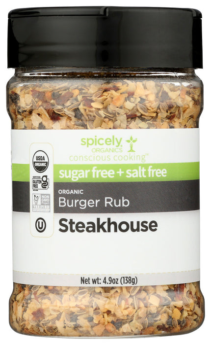 Spicely Organics  Organic Spicely Sticks Burgers Rub  4.9 Oz