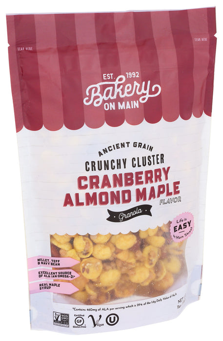 Bakery On Main  Ancient Grain Crunchy Cluster Cranberry Almond Granola   11 Oz