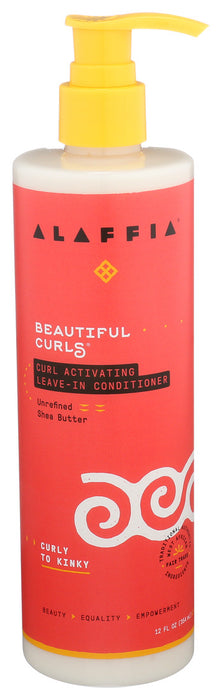 Alaffia  Beautiful Curls Curl Activating Leave-In Conditioner  1 Each  12 Oz