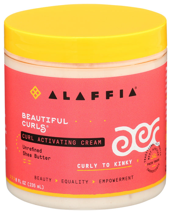 Alaffia  Beautiful Curls Curl Activating Cream  1 Each  8 Oz