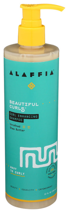 Alaffia  Beautiful Curls Shampoo Curl Enhancing  1 Each  12 Oz