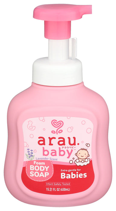 Arau Baby Lavender Foam Body Soap For Babies 15.21 Fl Oz