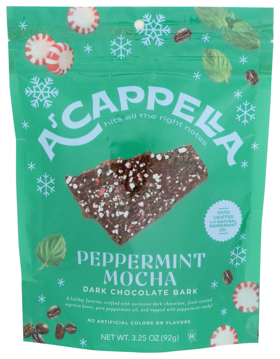 Acappella Peppermint Mocha Bark 3.4 Oz