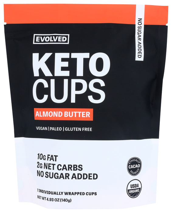 Evolved Organic Keto Cups Almond 4.93 oz