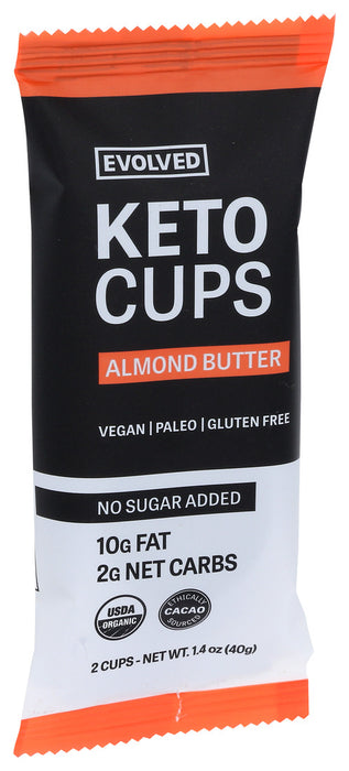 Evolved Organic Keto Cups Almond 1.41 oz