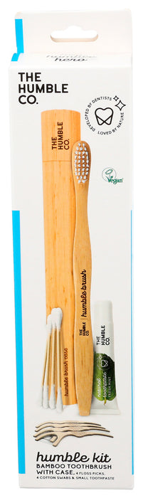 The Humble  Bamboo Toothbrush With Case Kit  1 Kit