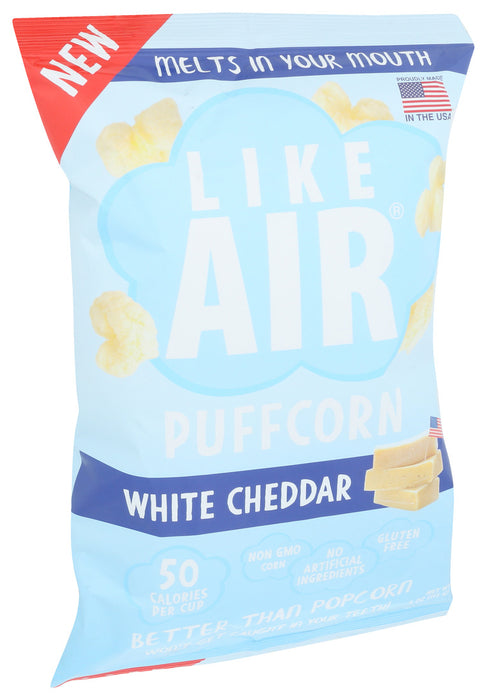 Like Air  Baked Puffcorn White Cheddar Snacks  4 Oz