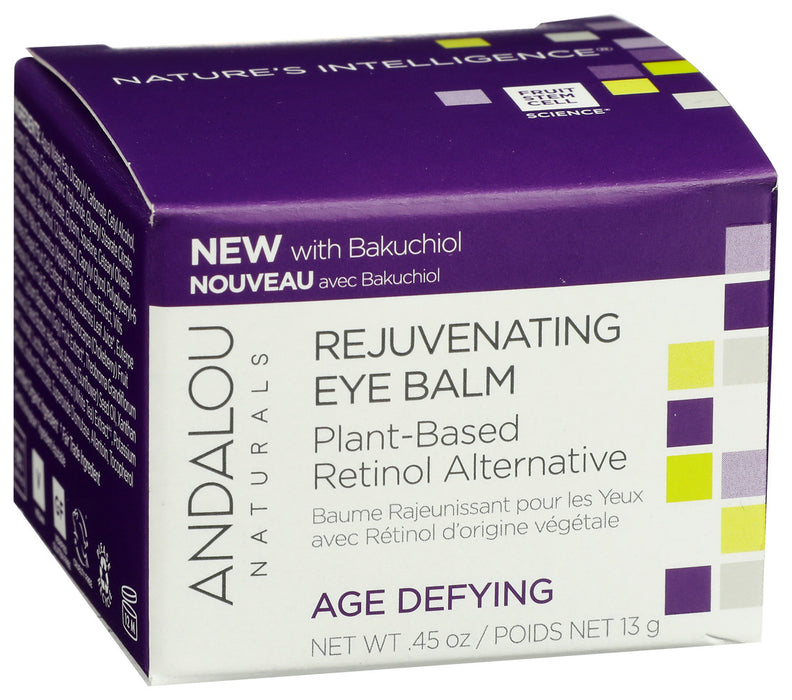 Andalou Naturals Retinol Eye Balm Rejuvenating Plant Based 0.45 Oz