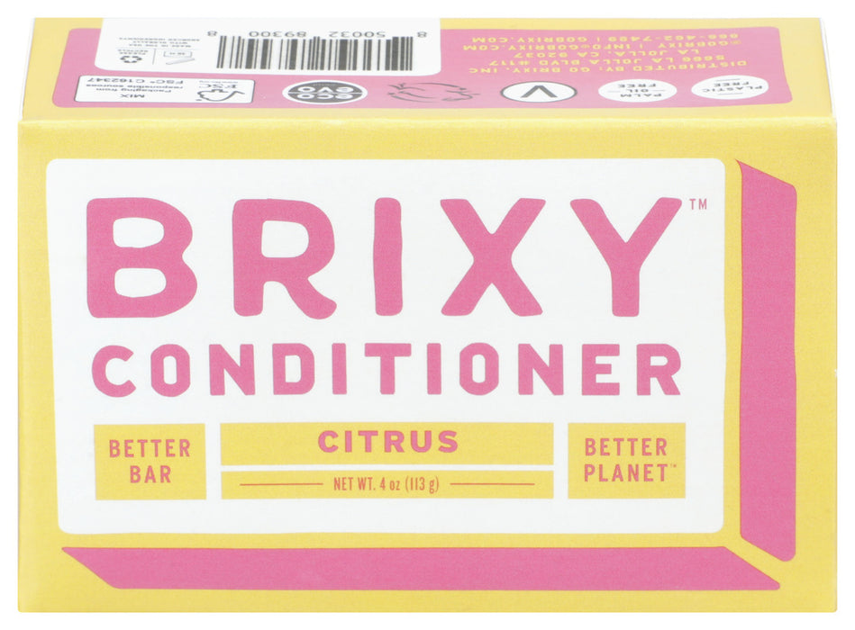 Brixy  Conditioner Bar Citrus  1 Each  4 Oz