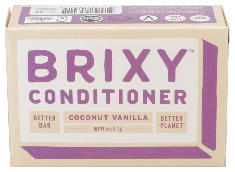 Brixy  Conditioner Bar Coconut Vanilla  1 Each  4 Oz