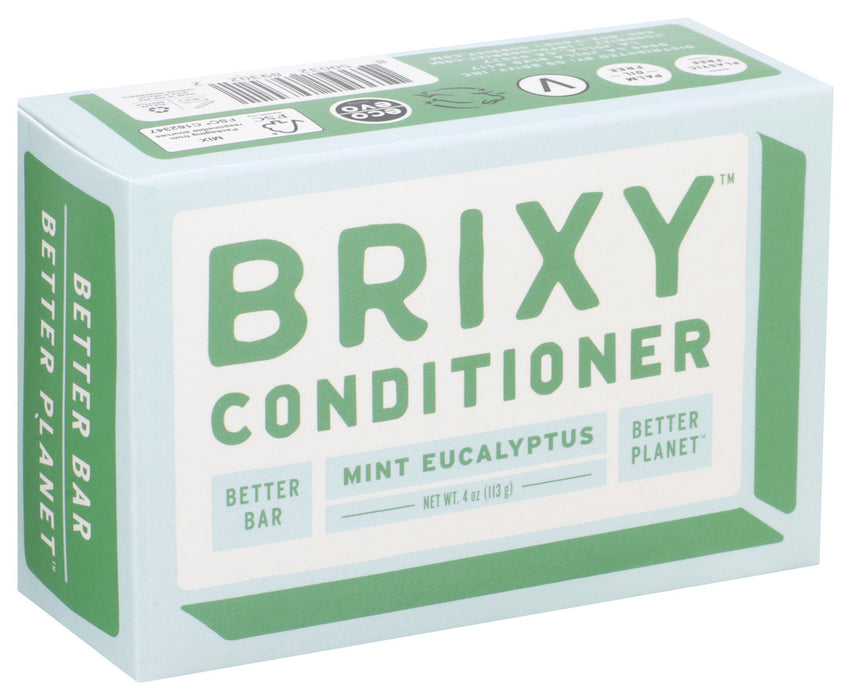 Brixy  Conditioner Bar Mint Eucalyptus  1 Each  4 Oz