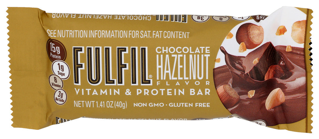 Fulfil  Vitamin And Protein Bar Chocolate Hazelnut   1.41 Oz