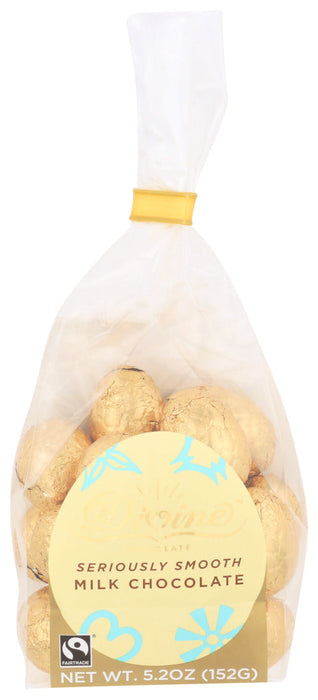Divine Chocolate  Mini Milk Chocolate Eggs   5.2 Oz