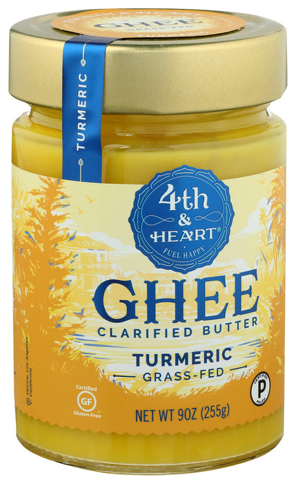 4Th & Heart  Ghee Butter Turmeric Grass Fed   9 Oz