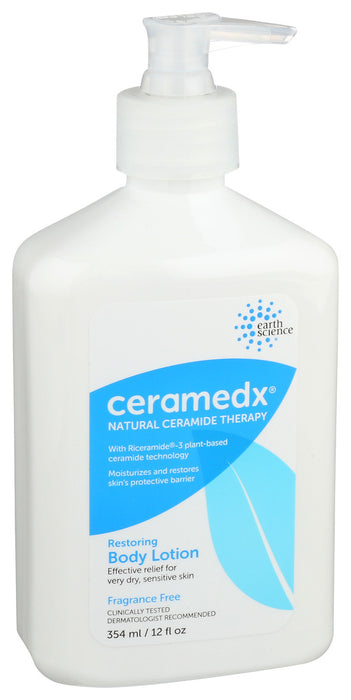 Ceramedx Restoring Body Lotion Fragrance Free 1 Each 12 Oz