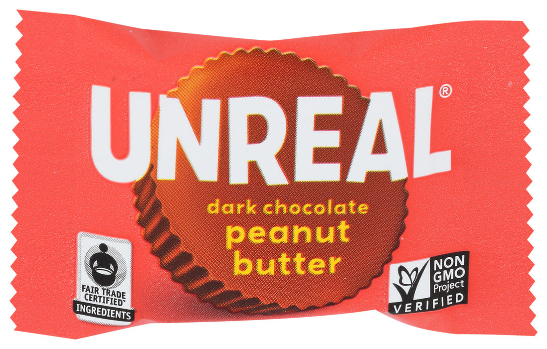 Unreal  Dark Chocolate Peanut Butter Cups Cups   .5 Oz