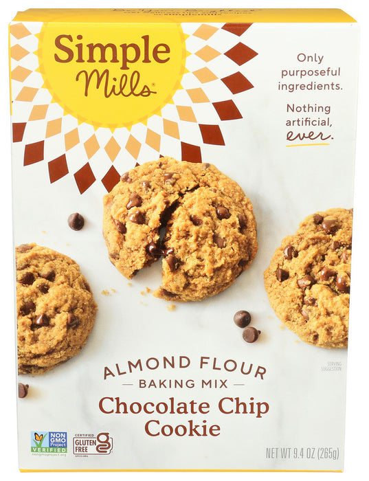 Simple Mills  Almond Flour Chocolate Chip Cookie Mix   9.4 Oz