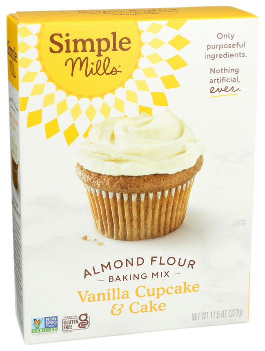 Simple Mills  Vanilla Cake And Cake Mix Almond Flour   11.5 Oz