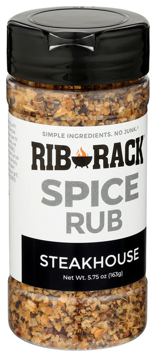 Rib Rack  Steakhouse Spice Rub  5.75 Oz