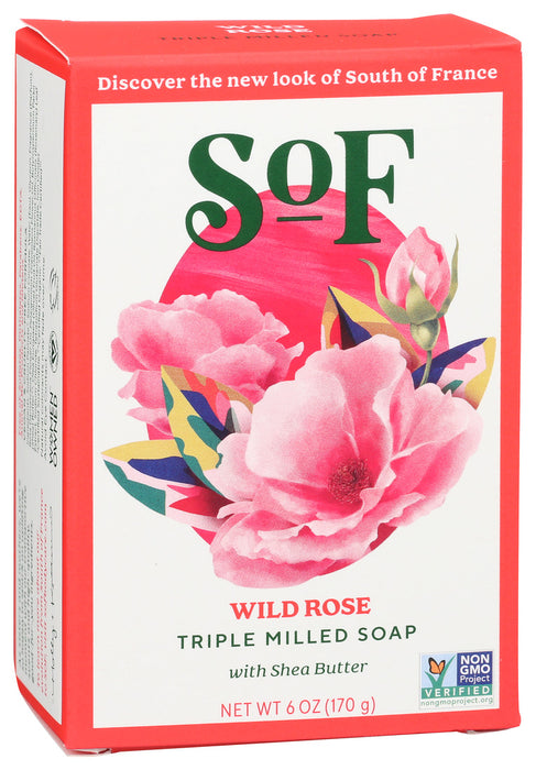 South Of France  Bar Soap Climbing Wild Rose  1 Each  6 Oz