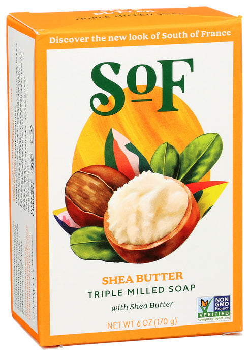 South Of France  Bar Soap Shea Butter  1 Each  6 Oz