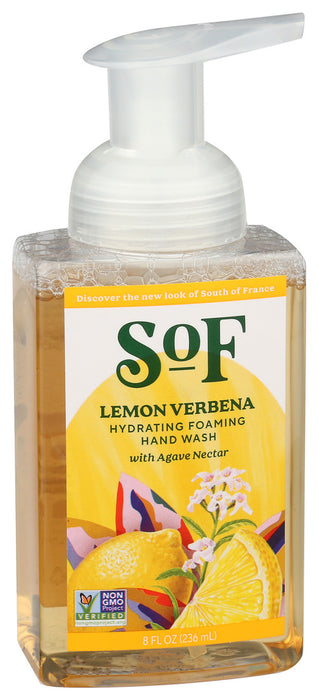 South Of France  Hand Soap Foaming Lemon Verbena  1 Each  8 Oz