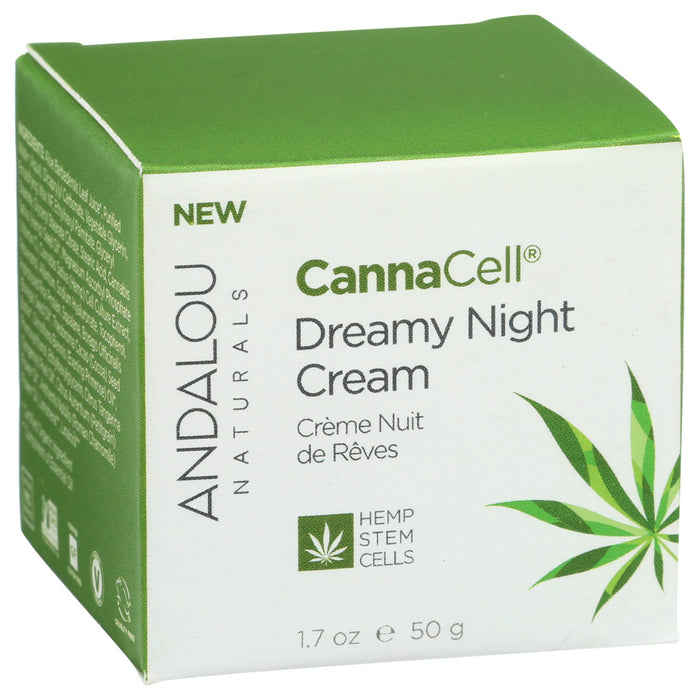 Andalou Naturals Cannacell Dreamy Night Cream 1 Each 1.7 Oz