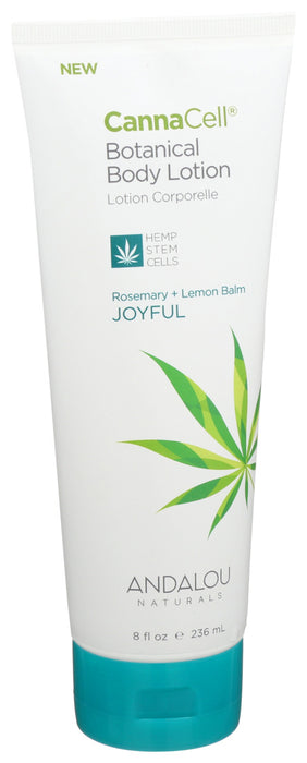 Andalou Naturals Cannacell Botanical Body Lotion Joyful 8 Oz