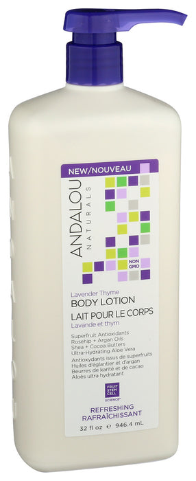 Andalou Naturals Lotion Lavender Thyme Refreshing 1 Each 32 Oz