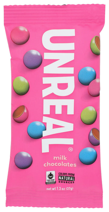 Unreal Milk Chocolate Gems 1.3 Oz