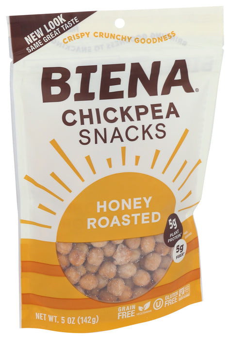 Biena  Chickpea Snacks Honey Roasted  5 Oz