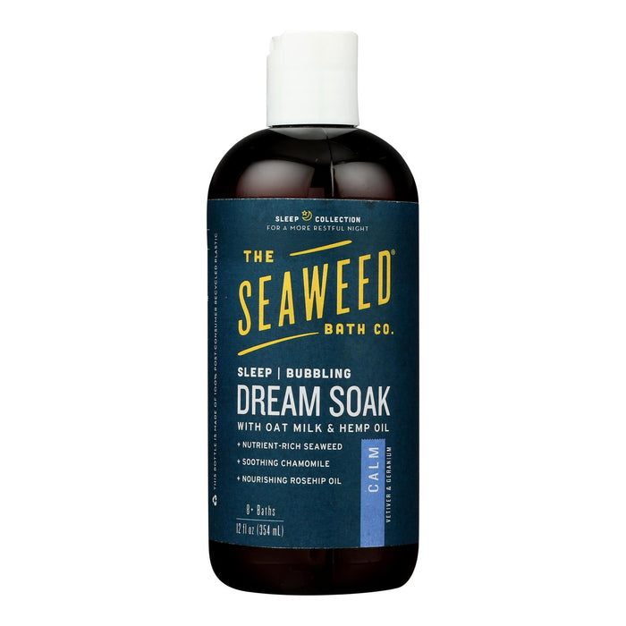 Seaweed Bath Co  Sleep Bubbling Dream Soak Vetiver Geranium Scent 12 OZ