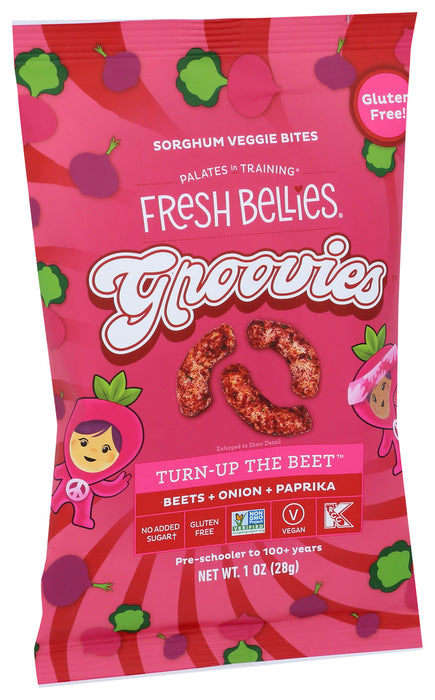 Fresh Bellies  Turn Up The Beet  Beets Onion And Paprika Veggie Bites Bag   1 Oz