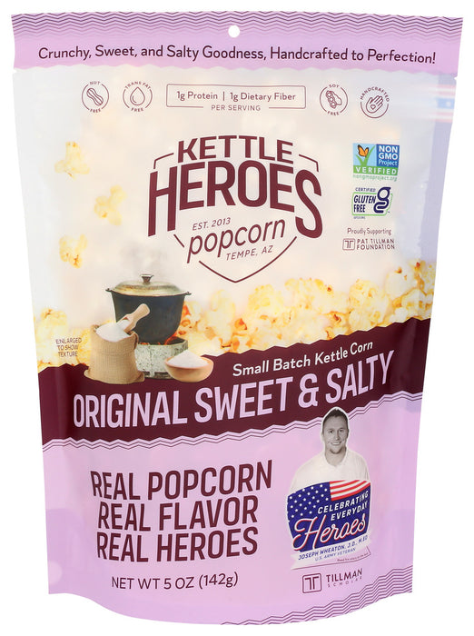 Kettle Heroes Artisan Popcorn  Kettle Sweet Salty Kettle Corned  5 Oz